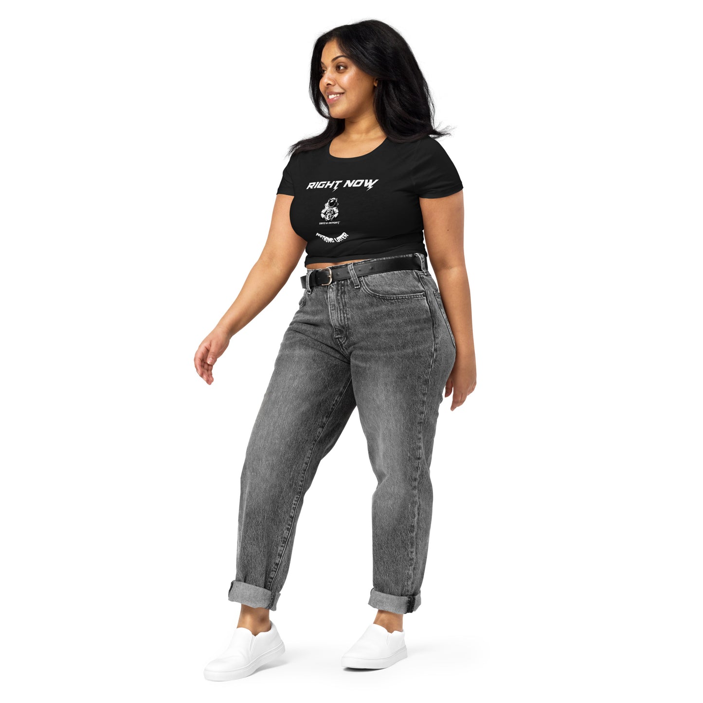 DEED & DEPOSIT™ Women's Crop Top - Right Now Nothing Later