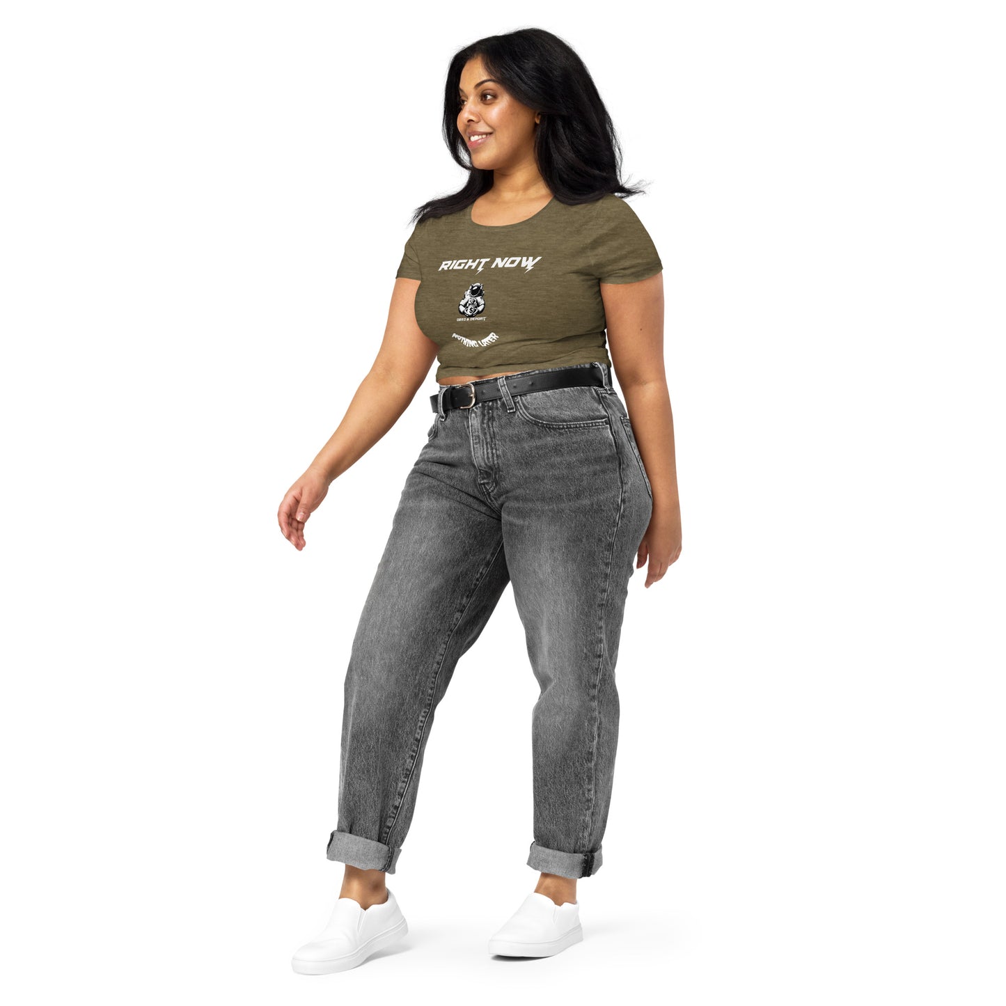 DEED & DEPOSIT™ Women's Crop Top - Right Now Nothing Later