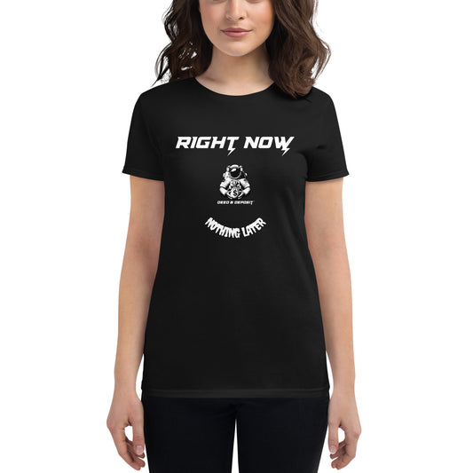 DEED & DEPOSIT™ "Right Now, Nothing Later" Women's Crop Top