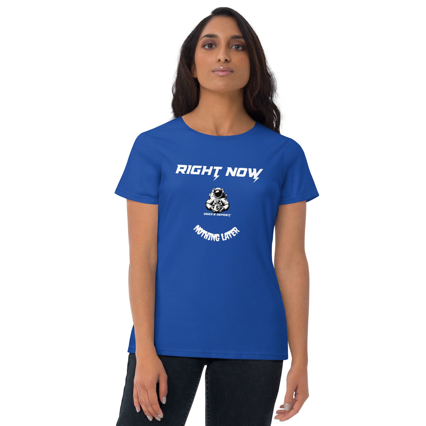 DEED & DEPOSIT™ "Right Now, Nothing Later" Women's Crop Top