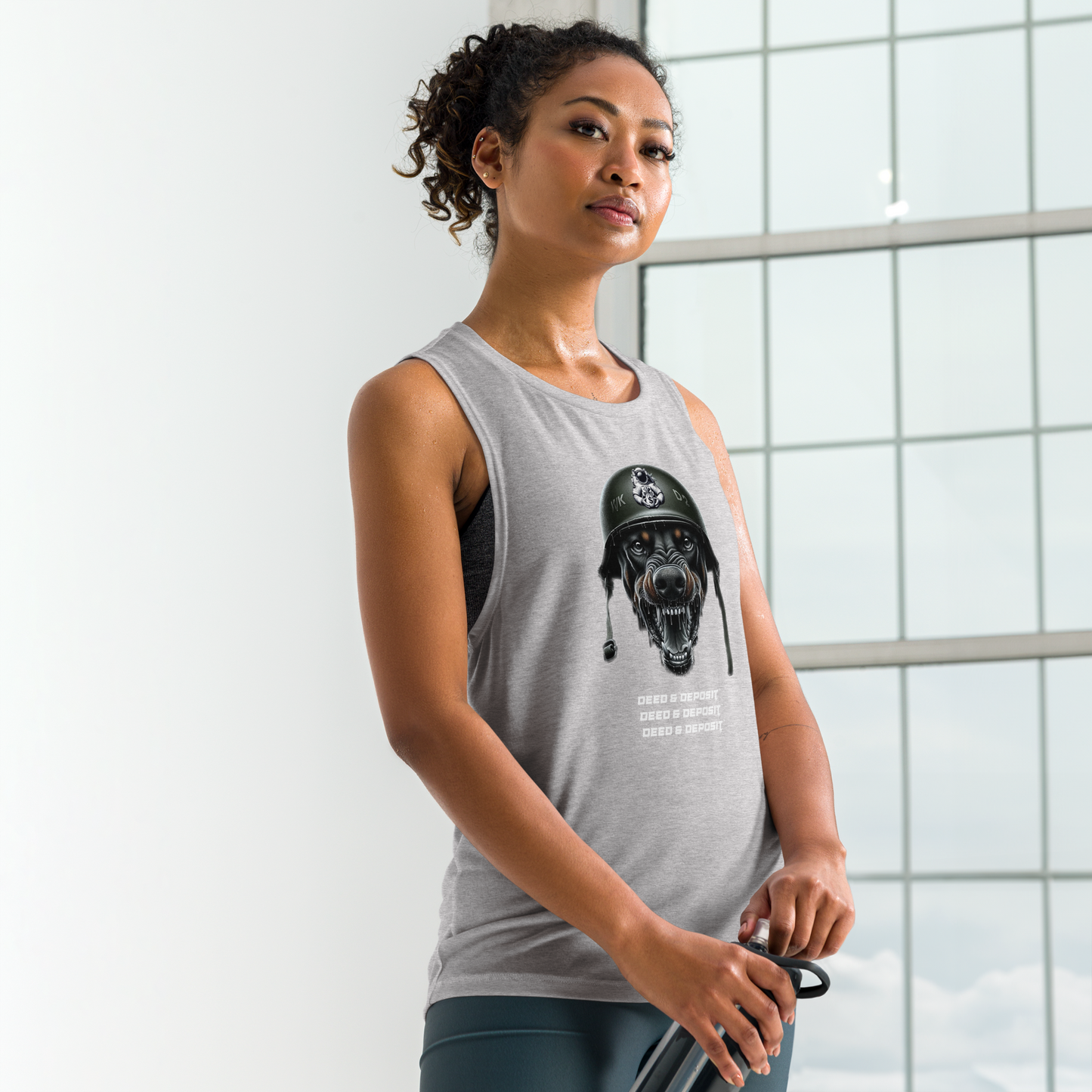 DEED & DEPOSIT™ Go Get It! Women's Muscle Tank