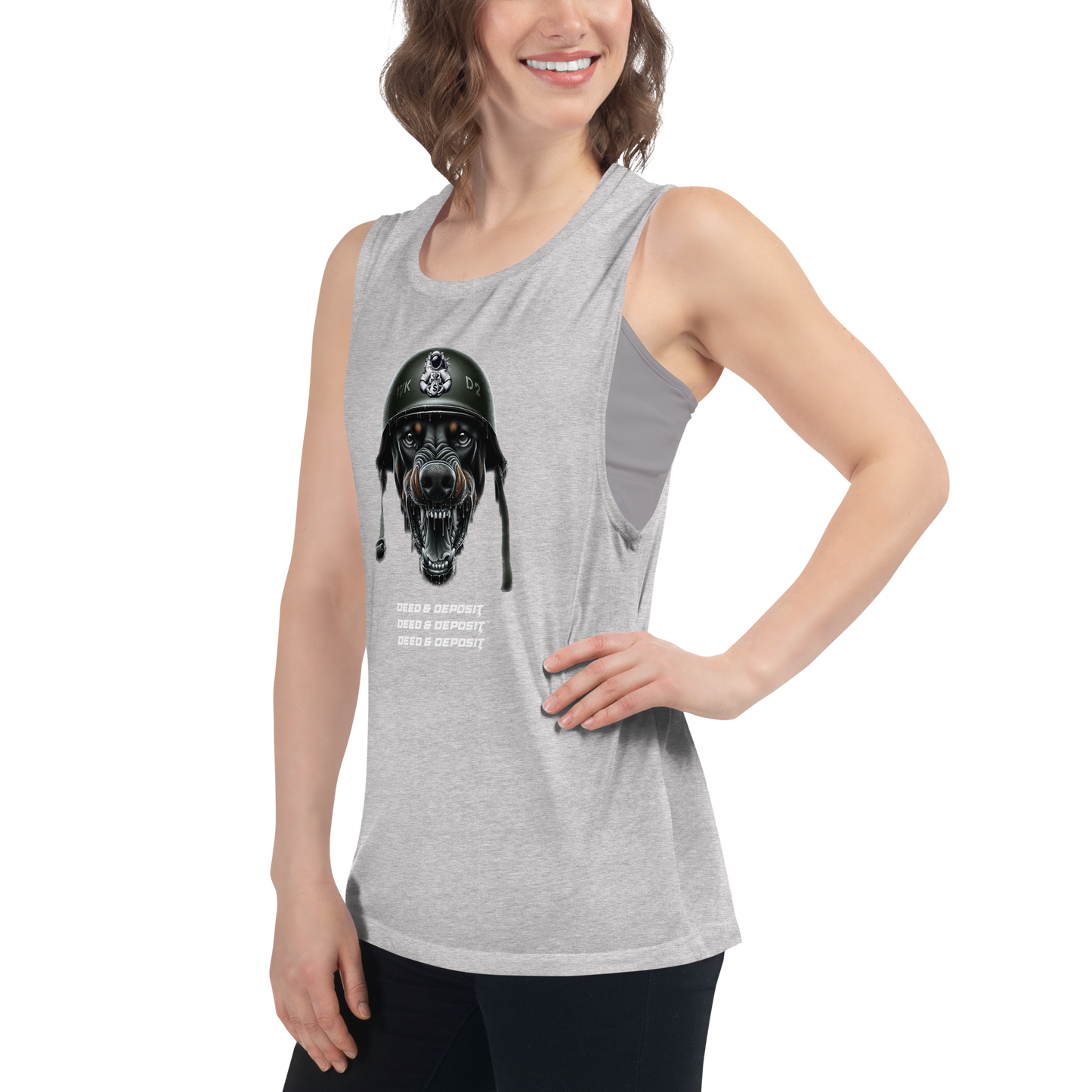 DEED & DEPOSIT™ Go Get It! Women's Muscle Tank