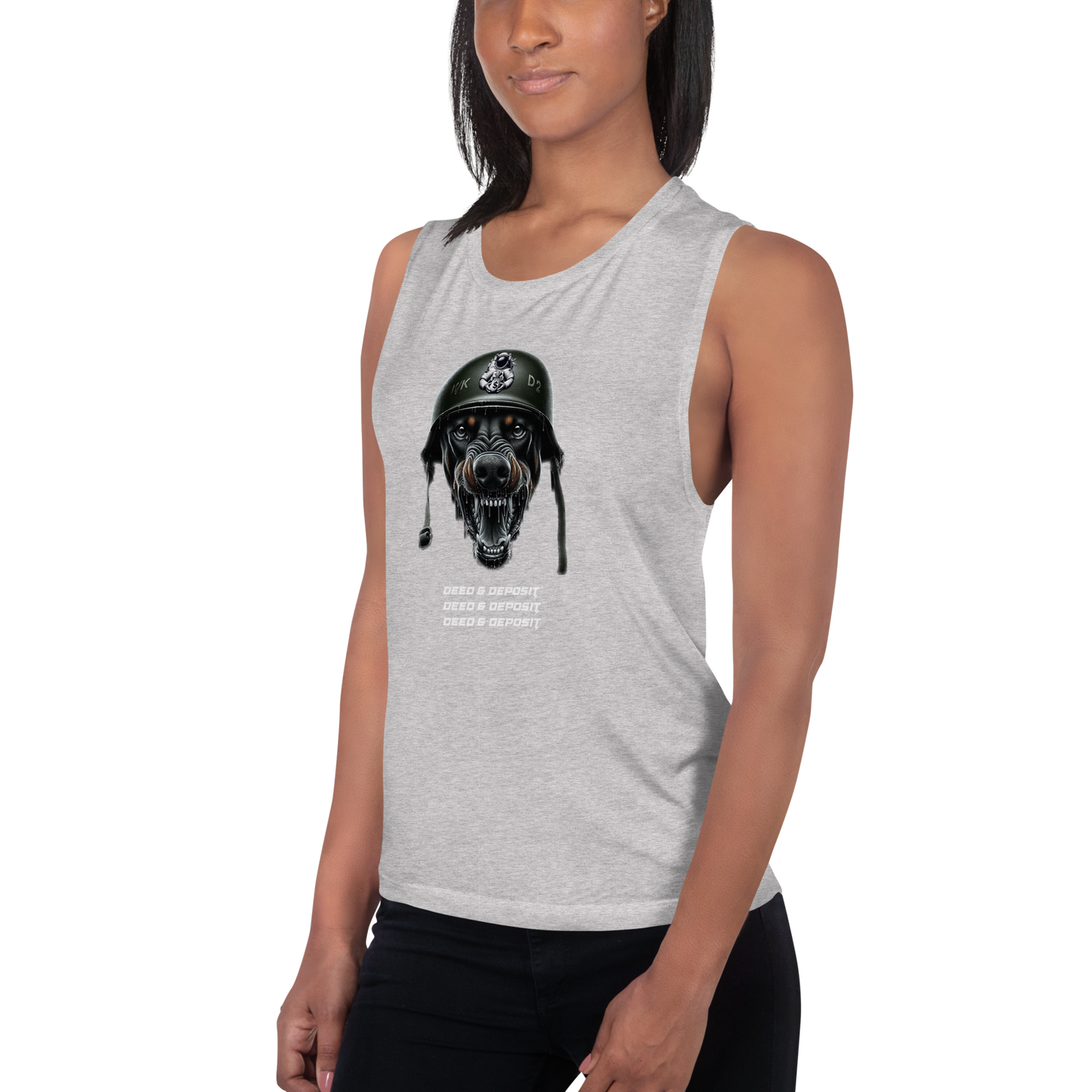 DEED & DEPOSIT™ Go Get It! Women's Muscle Tank