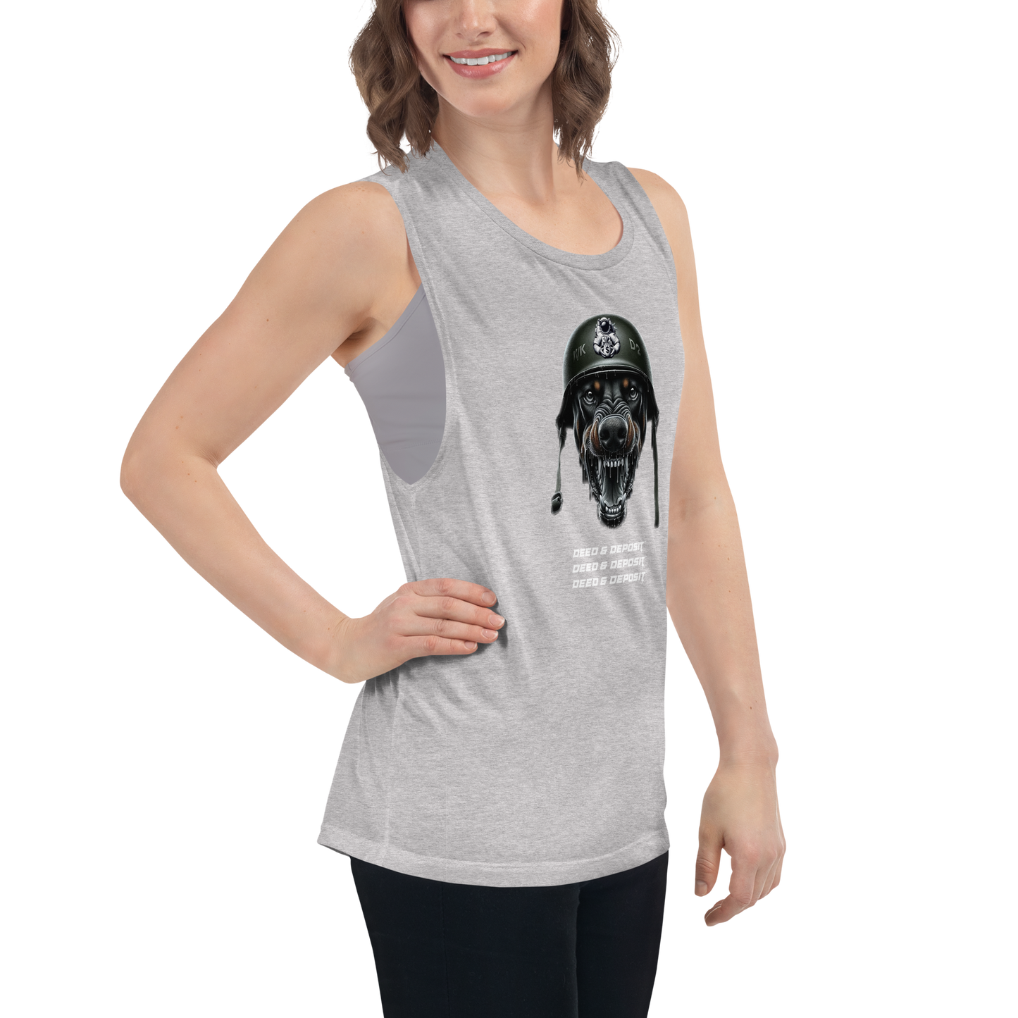 DEED & DEPOSIT™ Go Get It! Women's Muscle Tank