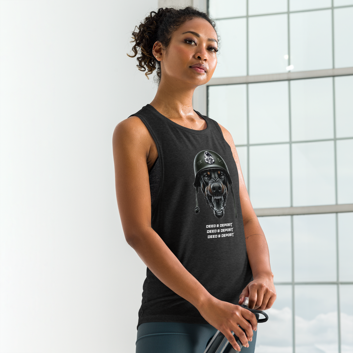 DEED & DEPOSIT™ Go Get It! Women's Muscle Tank