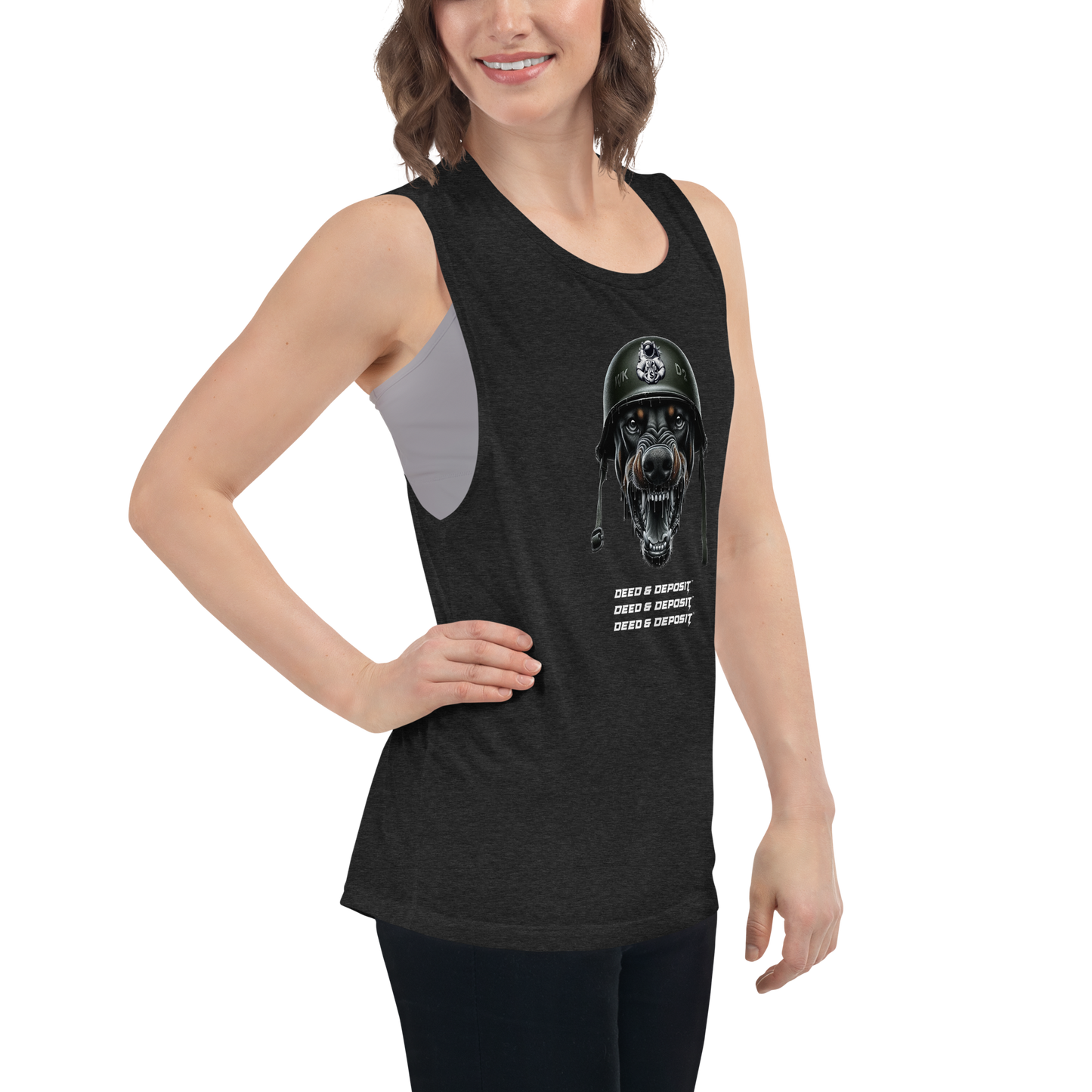 DEED & DEPOSIT™ Go Get It! Women's Muscle Tank