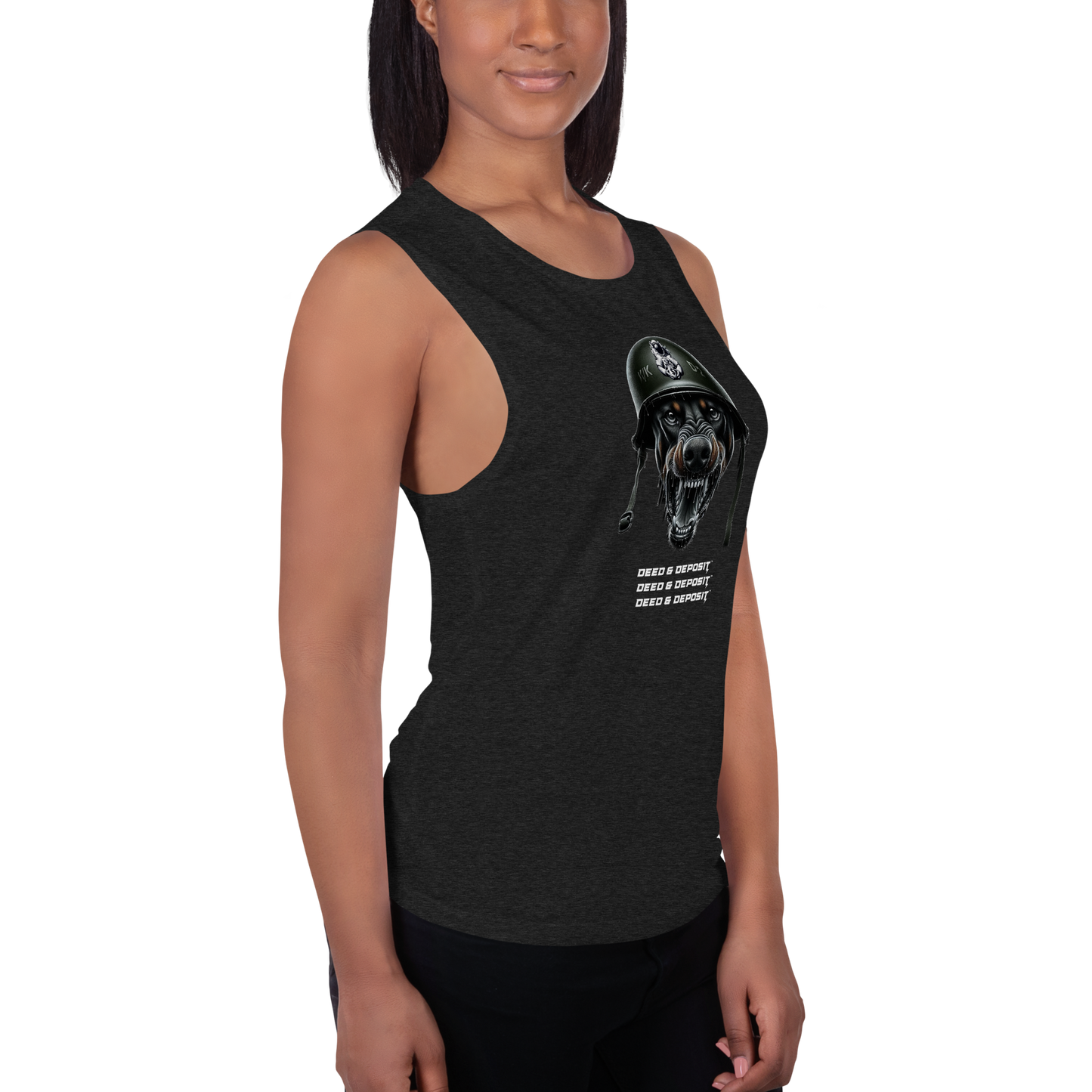 DEED & DEPOSIT™ Go Get It! Women's Muscle Tank