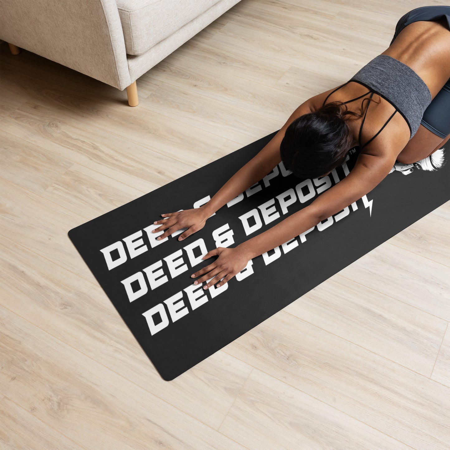 DEED & DEPOSIT™ Logo 3 Yoga Mat